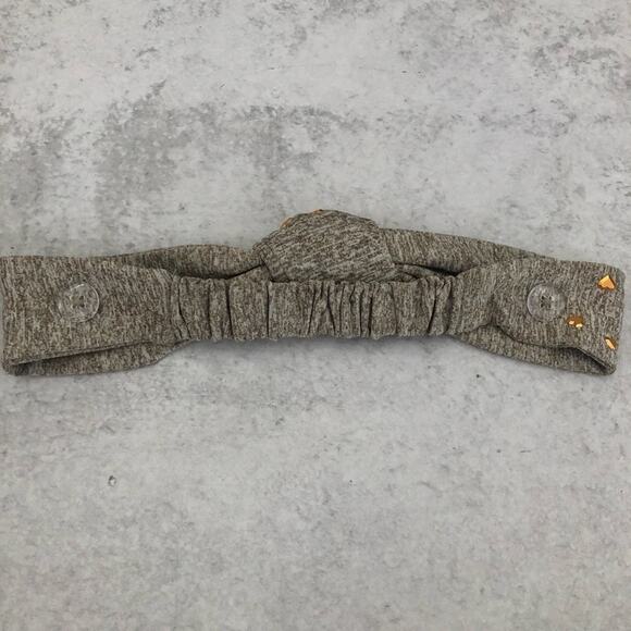 Lele Sadoughi Gray Heat Studded Embellished Facemask and Headband Set NEW - Picture 5 of 9